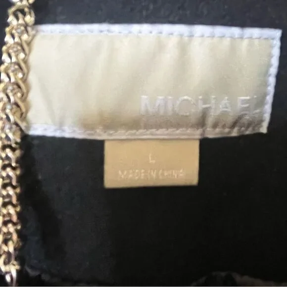 MICHAEL Michael Kors Asymmetrical Coat Sz L - Picture 11 of 12